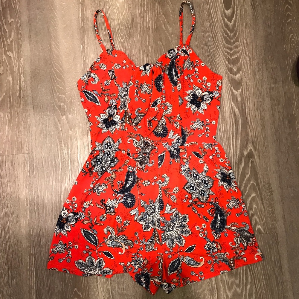 Paisley Keyhole Romper